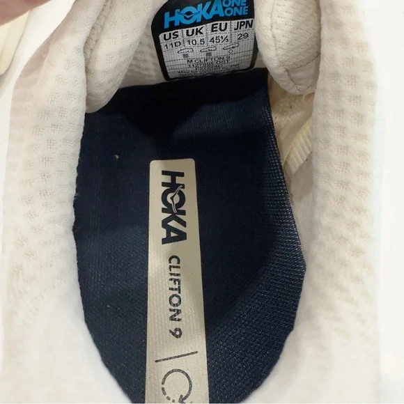 New Hoka One One Clifton 9 Men’s Shoes - Picture 11 of 16